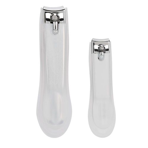 Lot De 2 Coupe-Ongles Professionnels En Acier Inoxydable, Outil De Manucure Portable 
