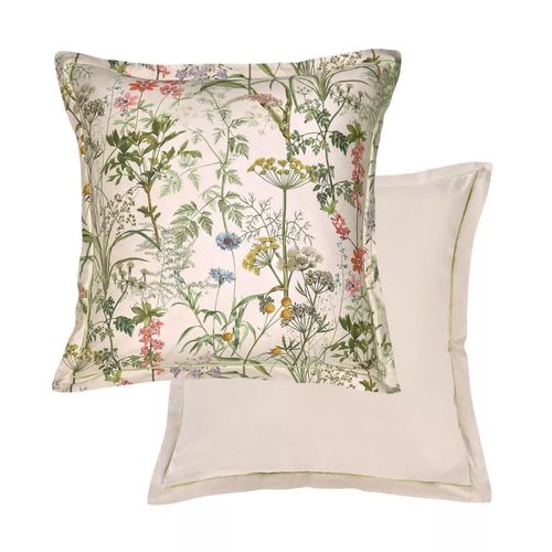 Taie D'oreiller Satin De Coton Vert 63x63 Cm