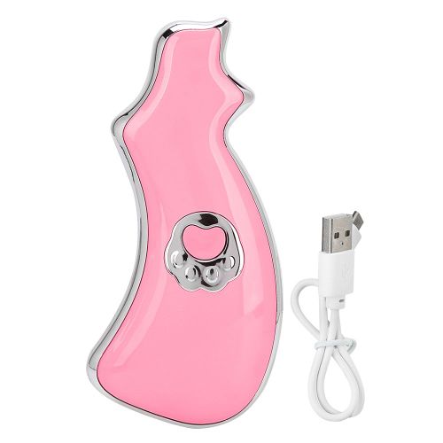 Masseur Electrique Gua Sha, Micro-Courant, Anti-Rides, Appareil Amincissant Pour Le Visage, Outil De Grattage, Rose