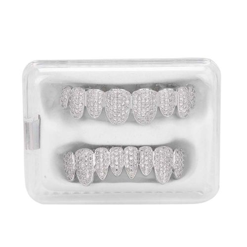 Ensemble De Dents Hip Hop, Accessoire De Decoration Pour Les Dents, Cadeau De Fete D'halloween 