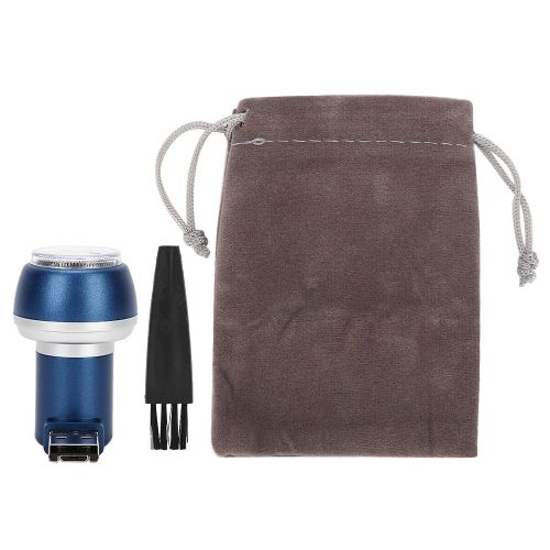 Rasoir Electrique A Adsorption Magnetique Pour Telephone Portable (Interface Micro Usb 2 En 1 Bleue)