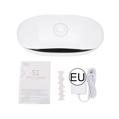 Kit d'outils de nettoyage cosmetique sterilisateur ameliore 59s, appareil de desinfection UV, prise UE