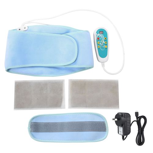 Ceinture Chauffante Electrique Pour La Taille, Appareil De Massage Vibrant Pour Le Ventre Et La Moxibustion, 100-240 V, Prise Au 100-240 V