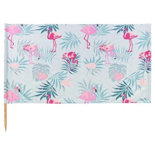 Brise-Vent Pour La Plage 6m Paravent De Plage Flamants Roses Brise-Vent Touristique Plage Jardin