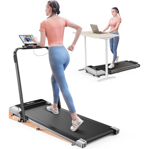 Checarzhn--No1-Tapis De Course 2en1,Walking Pad 12 Km/H,Pente 7%,2.5 ,Tapis Roulant Électrique Pliant,Extra Large 40cm, Fonction De Mémoire Données,App&télécommande