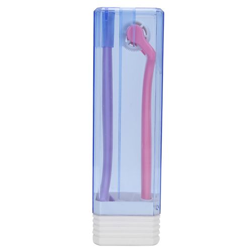Serum Amincissant Pour Le Massage Du Visage, Rouleau A Micro-Aiguilles (Rose Violet Clair)