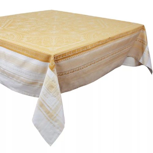 Nappe Antitache Coton & Autres Fibres Or 174x364 Cm