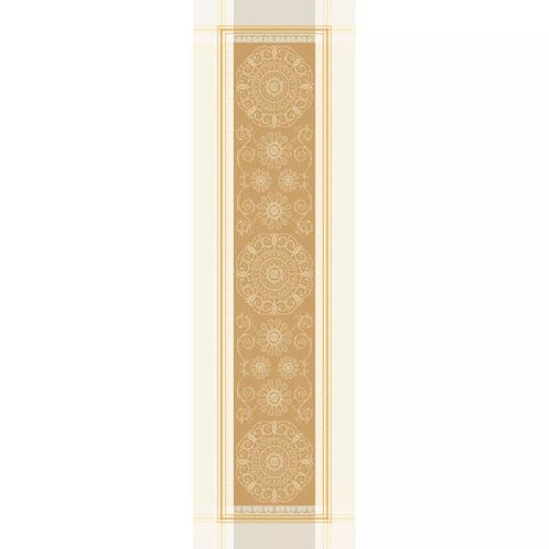Chemin De Table Antitache Coton & Autres Fibres Or 54x180 Cm