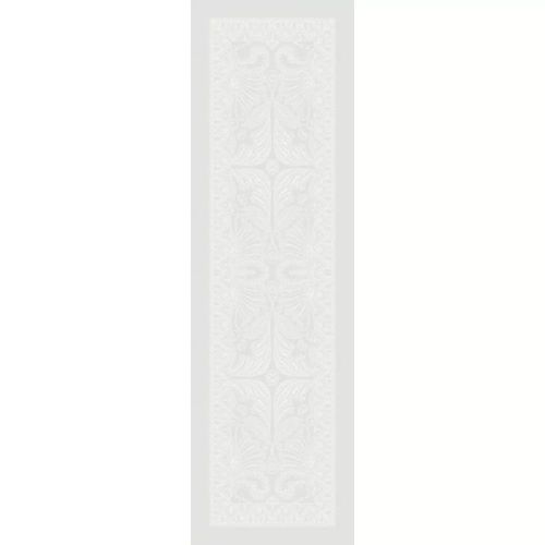 Chemin De Table Antitache Pur Coton Gris 54x180 Cm