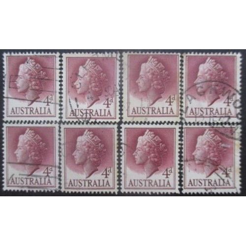 Australie N°235 X 8 Oblitéré