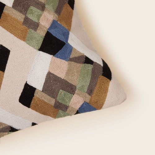 Housse De Coussin En Coton Naturel 40x40 Cm