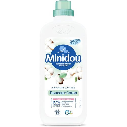 Kgabery-Assouplissant Linge Douceur Coton 1l-50 Lavages|Formule Avancée Élimine Les Résidus De Détergent Et Réduit Les Froissements|Compatible Avec Tous Les Types De Coton