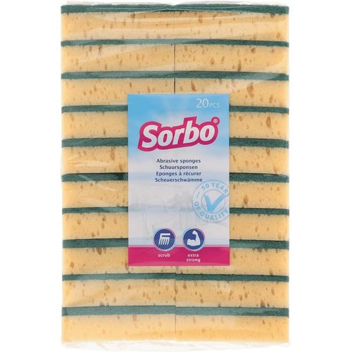 KGABERY-59037 Eponges À Récurer Viscose Jaune Medium 20