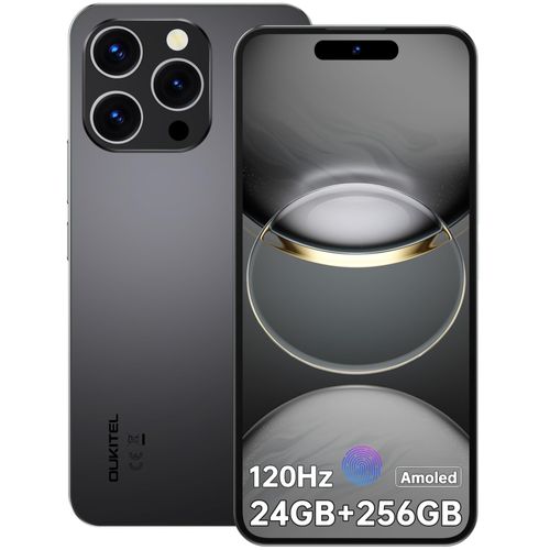 OUKITEL P1 4G 24 Go + 256 Go Double SIM Noir