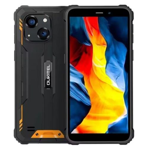 OUKITEL WP32 4G Téléphone Portable Incassable,12Go+128Go Orange