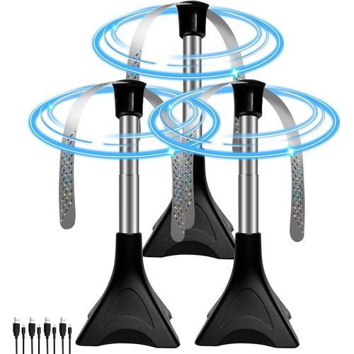 Ventilateur Anti-Mouches , Mouches et Moustiques Repoussent Les Ventilateurs, Usage Table/Suspendu pour Pique-Nique et Barbecue, Pliable & Extensible