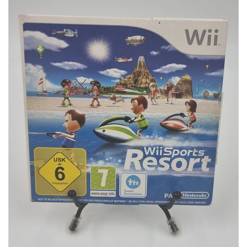 Jeu Nintendo Wii Wii Sports Resort En Pochette, Sans Notices
