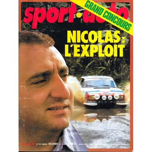 Sport Auto 203 De 1978 Ligier Js11,Porsche 924 Turbo,Corse,Bandama,Martini Mk23,Production