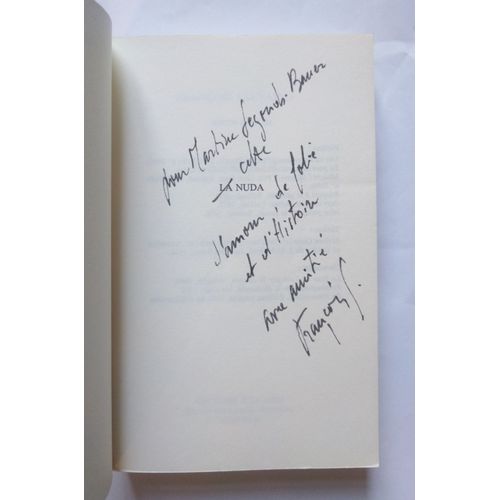 François Salvaing La Nuda Avec Un Envoi Autographe Signé 1994 Julliard