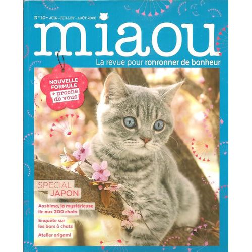 Lot De 5 Revues Miaou La Revue Pour Ronronner De Bonheur - N° 2, 5, 8, 10, 11