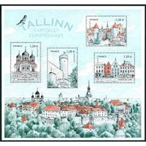 Capitales Européennes : Tallinn (Estonie) Feuillet 5212 Année 2018 N° 5212 5213 5214 Yvert Et Tellier Luxe