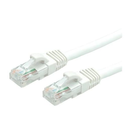 VALUE - Cordon de raccordement - RJ-45 (M) pour RJ-45 (M) - 7 m - UTP - CAT 6a - moulé, sans crochet - blanc, RAL 9003