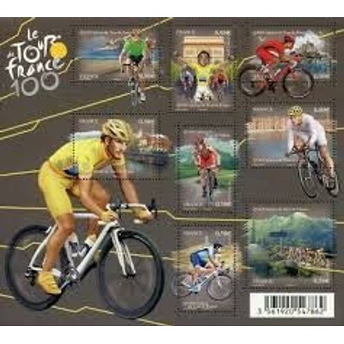 Sport : Cyclisme : 100ème Édition Du Tour De France : Différents Cyclistes Feuillet 4755 Année 2013 N° 4755 4756 4757 4758 4759 4760 4761 4762 Yvert Et Tellier Luxe