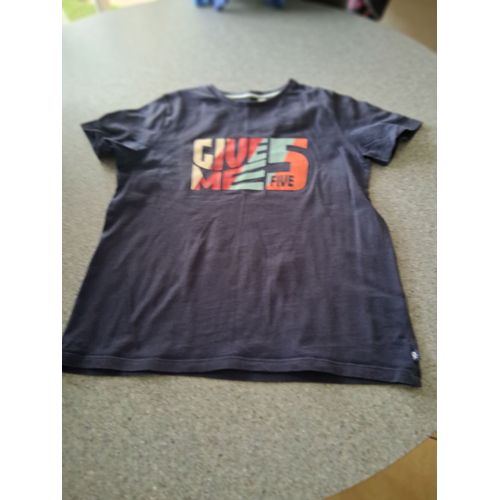 T-Shirt Bleu Imprimé "T- 12 Ans "Okaidi Garçon