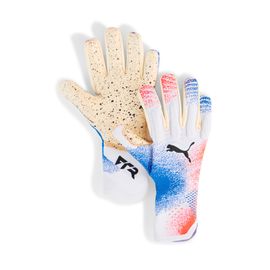 Puma Gants De Gardien De But De Football Future Ultimate Nc, Accessoires, Blanc/Glowing Rouge/Ultra Bleu, 9.5