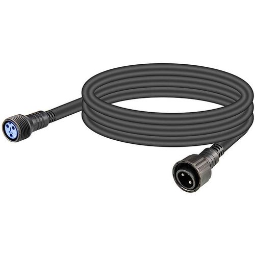 Câble d'alimentation étanche, câble d'extension d'alimentation de connecteur étanche à 3 Broches, Cordon d'alimentation extérieur de lumière IP65 de 1 m 2.5mm2 pour la Sortie du connecteur Powercon