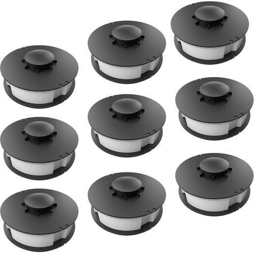 Lot de 9 bobines de rechange pour coupe-bordure électrique ALDI Gardenline GLR 450 451 452 453 454 455 456 457 458 459 450/1 450/2 450/3 450/4 450/4 450/4 0/5.