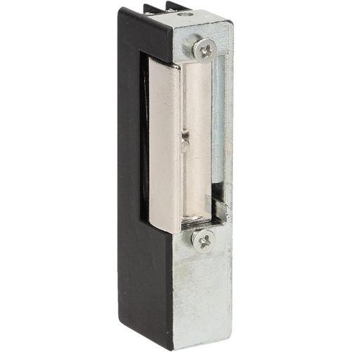 Gache Electrique Asymétrique 12 V Tension d' Alimentation 8-14 V AC/DC Serrure Portillon Exterieur Pour la Porte Gauche Installation Intérieure et Extérieure (avec mémoire et verrouillage)
