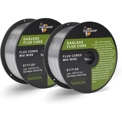 0,8 mm 2 kg MIG-D100-2 rouleaux de fil fourré sans gaz pour poste à souder MIG/MAG FLUX,E71T-GS