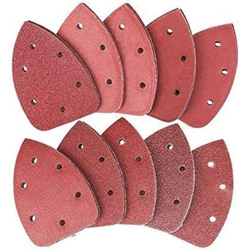 Lot de 10 patins abrasifs en forme de souris 140 x 140 x 98 mm