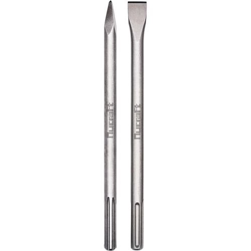 SDS-Max Lot de 2 burins pointus plats 40 cm Utilisation universelle en acier super trempé