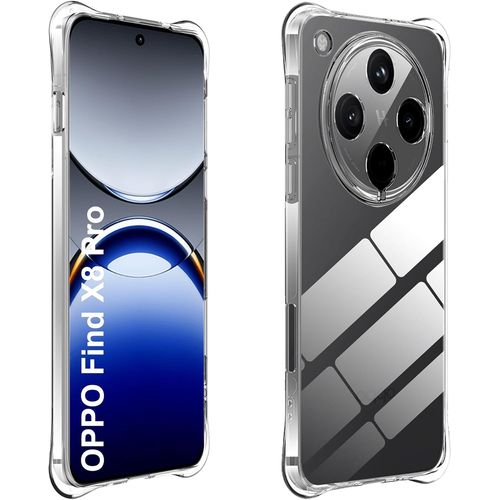 Coque Pour Oppo Find X8 Pro 5g,Coque De Protection En Tpu Ultra Fine,Hautement Transparente Et Souple Avec Quatre Coins Renforcés Pour Résister Aux Chocs,Aux Rayures,Transparent.