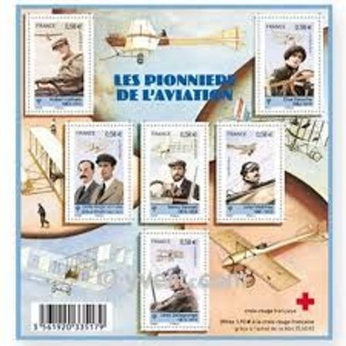 Les Pionniers De L'Aviation Feuillet 4504 Année 2010 N° 4504 4505 4506 4507 4508 4509 Yvert Et Tellier Luxe