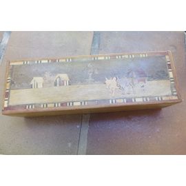 Ancienne Boîte Palissandre Marqueterie