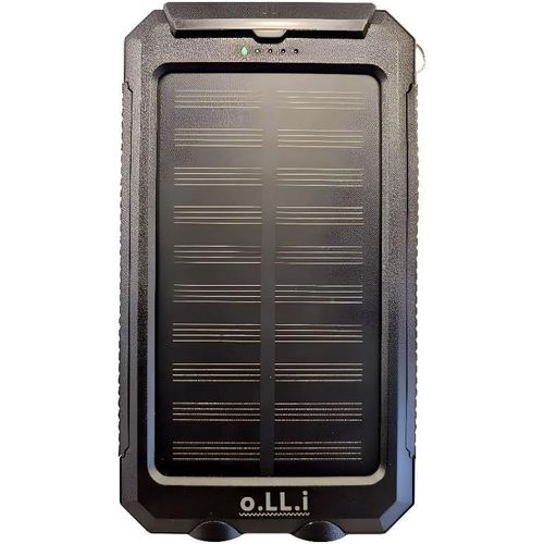 Power Bank Power Bank Chargeur Solaire Étanche Et Résistant Aux Chocs 10 000 Mah Lampe Torche Et Boussole Pour Téléphones Portables,Téléphones Et Appareils Mobiles Orange