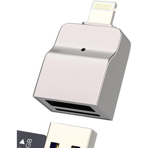 Adaptateur Lightning USB 3.0 Lecteur de Cartes Micro SD Câble OTG TF Carte Lecteur pour Apple iPhone iPad Clé Mémoire Photo Appareil Mémoire Carte Clavier Téléphone Externe Jack Camera