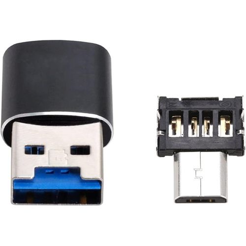 Lecteur de carte USB 3.0 vers micro SD SDXC TF avec adaptateur micro USB 5 broches OTG pour tablette/téléphone portable