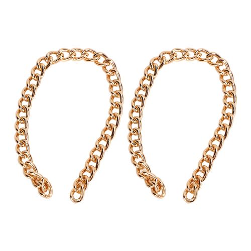 Chaine Gourmette De 10 Metres En Fer Robuste Et Elegant, Accessoire De Fabrication De Bijoux Pour Bracelets De Cheville, Colliers Et Bracelets, Dore