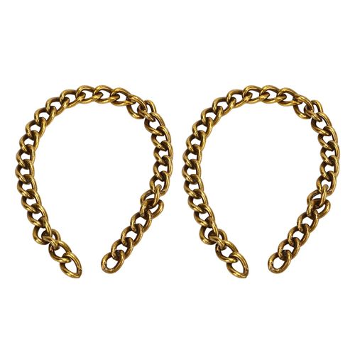 Chaine Gourmette De 10 Metres En Fer Robuste Et Elegant, Accessoire De Fabrication De Bijoux Pour Bracelets De Cheville, Colliers Et Bracelets, Bronze