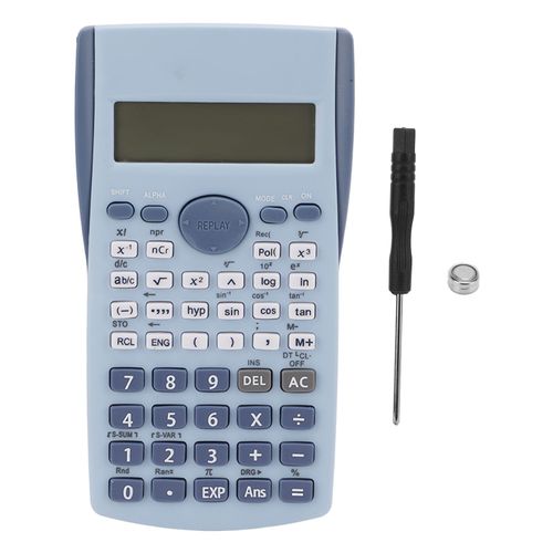 Calculatrice scientifique multifonctionnelle, haute sensibilite, reponse rapide, deux lignes, silencieuse, corps mince, calculatrice de bureau portable