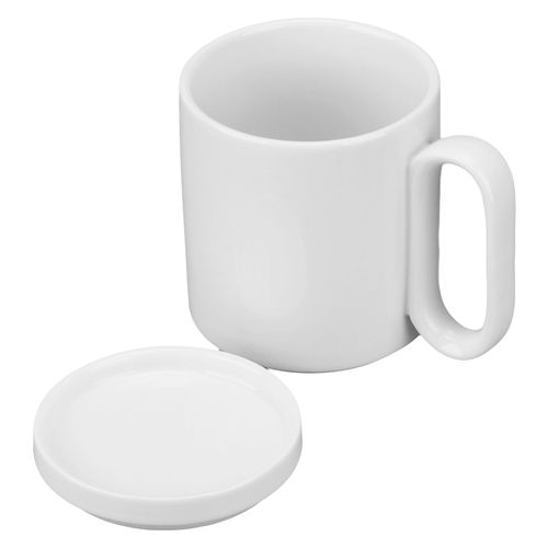 Chauffe-cafe electrique en forme de cour, 2 reglages de temperature constante, chauffe-tasse avec tasse pour the, lait, casque telephonique, prise americaine 110-220 V