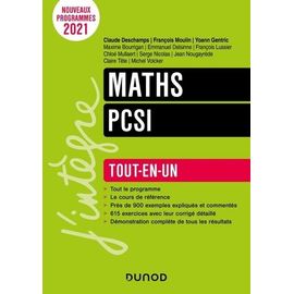 Maths Pcsi - Tout-En-Un