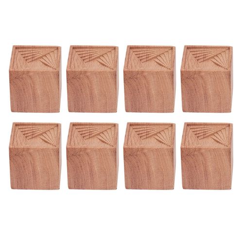Lot de 8 diffuseurs d'huiles essentielles ecologiques en bois de rose pour voiture, chambre a coucher, bureau