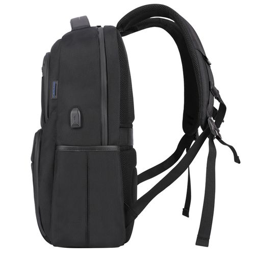 Sac a dos pour ordinateur portable, tendance, loisirs, grande capacite, noir, pour voyage, ecole