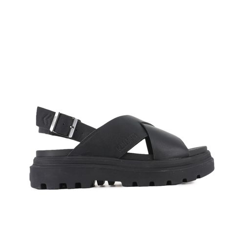Sandales Compensées Femme Palladium Pallacruise Crossed