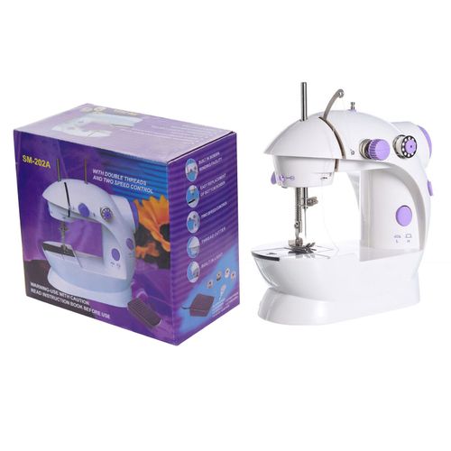 Mini machine a coudre electrique portable a vitesse reglable et legere pour debutants (US 110 V)